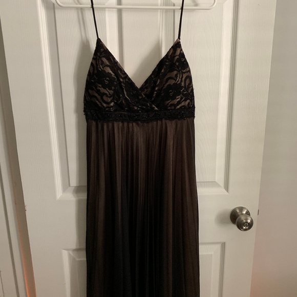 In.Style Lace and Pleated Skirt Cocktail Dress - Picture 1 of 4